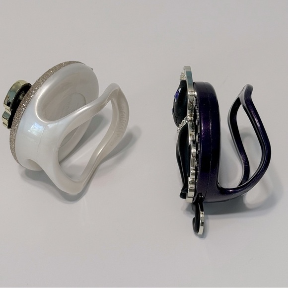 Bath & Body Works Cats Acentportable Car Visor Clip Set Purple Gold Cats Lovers - Picture 5 of 13